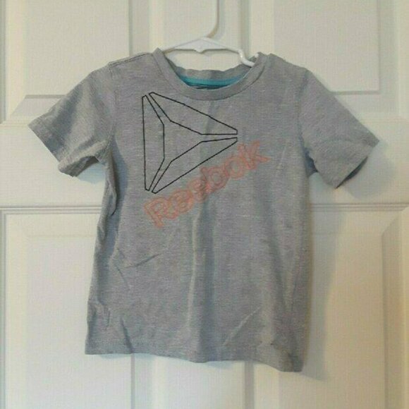 Reebok Gray T-Shirt with Graphic Logo - Picture 1 of 4